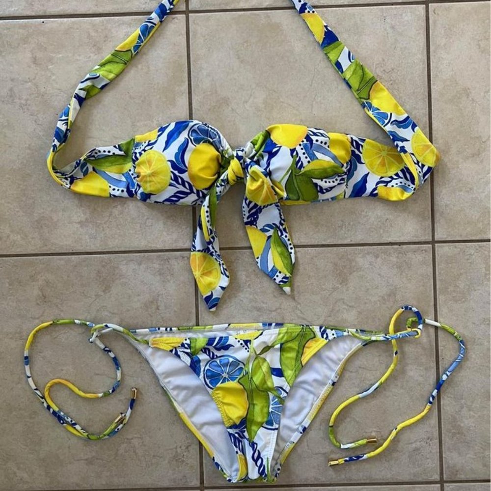 kenny flowers 🍋  limited edition positano/bossitano lemons bikini SET!